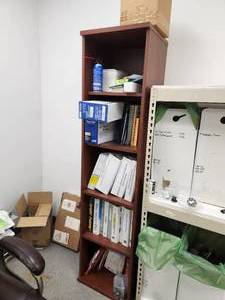 lot 118 image: 6 Wooden Bookcase 5-shelf