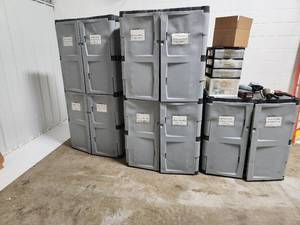 lot 109 image: Lot of (3) Plastic Storage Units