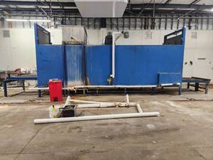 lot 55 image: Barrel Oven  Heater  Holds (20) 55-Gallon Barrels At One Time