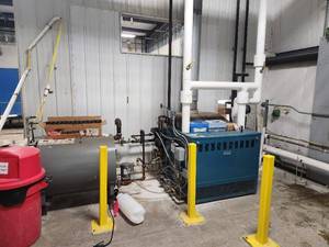 Burnham Natural Gas 546000/436800-BTU Commercial Boiler System with Hot Water Heater and Tank 5008N