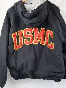 lot 8 image: Gear For Sports Hooded USMC Marines Jacket - Large