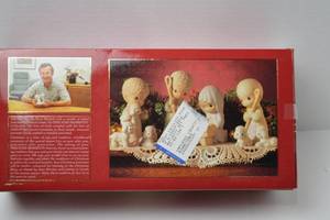 lot 107 image: Precious Moments Porcelain Nativity Set with Box and Booklet