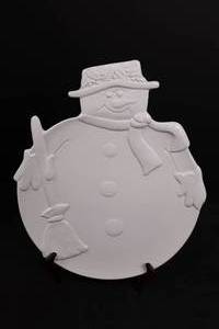 lot 145 image: Ancora Made in Italy Snowman Christmas Ceramic Platter