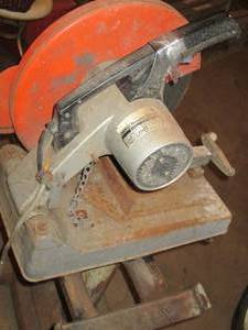 lot 348 image: Vintage Makita 355mm portable cut o...