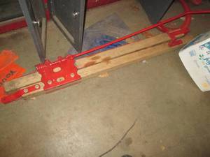 lot 362 image: Heavy duty hi-lift jack attached to...