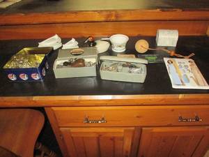 lot 62 image: Vintage Necchi sewing notions, cera...