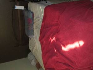 lot 99 image: Full size Carved wood headboard wit...