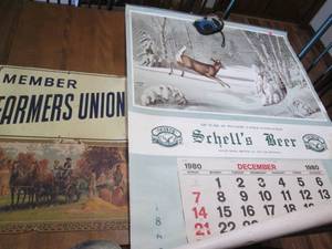 lot 143 image: Vintage metal Farmers Union member ...