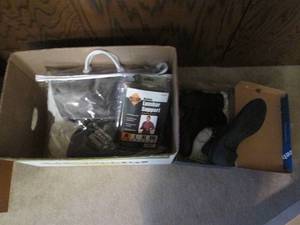 lot 187 image: Lumbar support belt, womens black ...