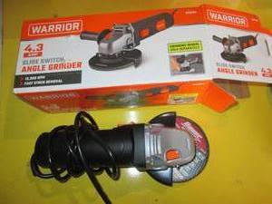 lot 389 image: Warrior side switch angle grinder...