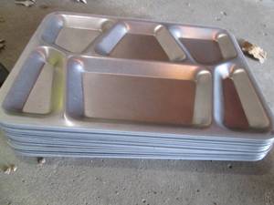 lot 397 image: Lot of stainless steel compartmenta...