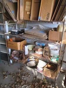 lot 416 image: Stainless steel shelf measuring 60 ...