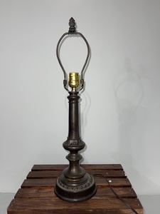 lot 26 image: Vintage Bronze Finish Table Lamp Base