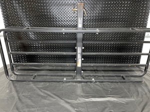 lot 51 image: Heavy Duty Steel Hitch Mount Cargo Carrier