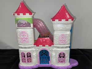 lot 73 image: Disney Whisker Haven Magical Pawlace Pets Castle with 7 Large Figures