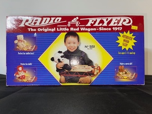lot 81 image: Radio Flyer No. 551 Wooden Sled in Original Box