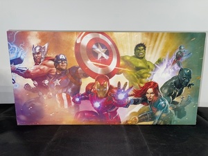 lot -A-95 image: Marvel Avengers Canvas Wall Art 28x15 Inch