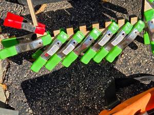 lot 376 image: Lot of (8) Home Depot Spring Hand Clamps