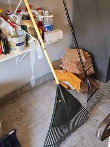 lot 398 image: Lot of (2) Leaf Rakes