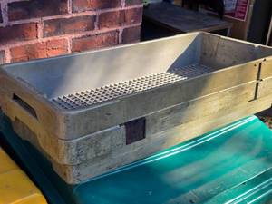 lot 416 image: Lot of (2) Plastic Trays 26 x 12 x 5