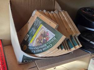 lot 456 image: Lot of (9) Corner Shelf Kits (in original packaging)