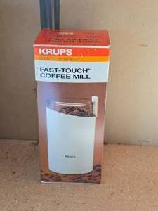 lot 448 image: Krups Fast Touch Coffee Mill (in original packaging)