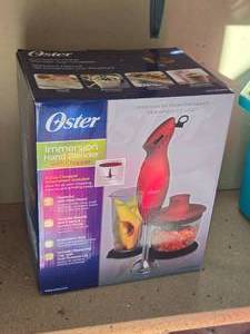 lot 446 image: Oster Immersion Hand Blender  Chopper (in original packaging)