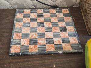 lot 471 image: Marble Chess Board