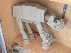 lot 490 image: 21 Star Wars Atat Figurine