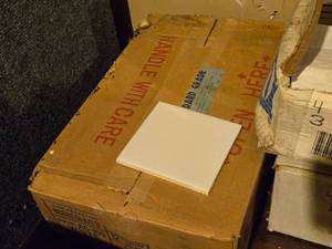 lot 509 image: Lot of (1 Box) 12-sq.ft. Ceramic Tile 14 x 4 14 x 4 14