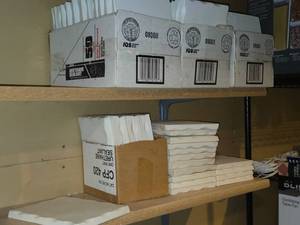 lot 520 image: Lot of (72) Ceramic Tile 34 x 9 x 11