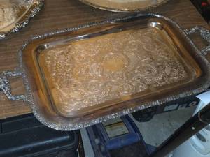 lot 605 image: Silver Platter