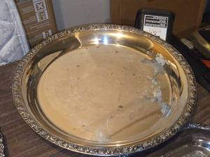 lot 604 image: 19 Silver Platter
