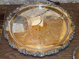 lot 603 image: 20 Silver Platter