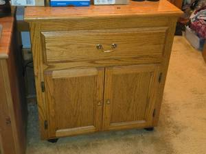 lot 664 image: Wood Night Stand