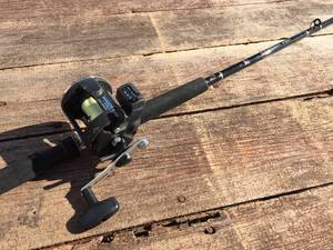 lot 104 image: OKUMA Classic Pro Fishing Rod with OKUMA Magda Pro Ma 30DX Reel