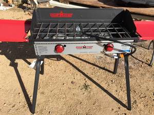 lot 113 image: Wow CAMP CHEF Pro 60X - Deluxe Two Burner Propane Stove