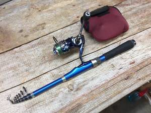 lot 123 image: SHIMANO Holiday Pack 20-210T Rod with PFLUEGER Patriarch 9530 Spinning Reel