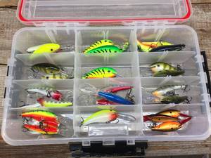 lot 130 image: PLANO Box with 30 RAPALA - Shad Dancer - Tail Dancer