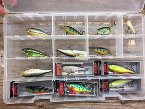 lot 131 image: PLANO Box with New & Used RAPALA - Classics