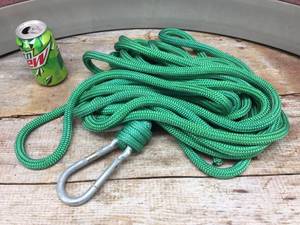 lot 145 image: 45 Ft Heavy Rope with Hook - Boat Launch