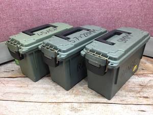 lot 166 image: 3 PLANO - Plastic Ammo Cans
