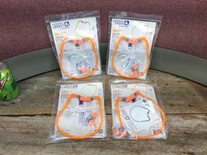 lot 181 image: (4) Howard Leight QB2-HYG Headband Earplugs - New