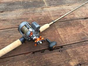 lot 211 image: OKUMA DeadEye Pro Fishing Rod with OKUMA CW203D Reel