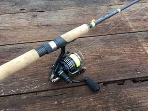 lot 212 image: G-LOOMIS E6X Walleye Rod with SHIMANO Sustain 2500FG Reel