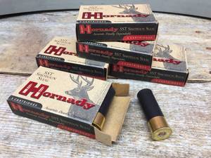 lot 222 image: 5 Boxes Hornady 12 Ga SST 300gr FTX Slug