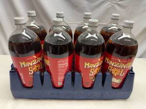 lot 81 image: 8x 2liter Manzanita Sol Apple Soda