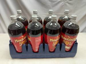 lot 83 image: 8x 2liter Manzanita Sol Apple Soda
