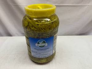lot 93 image: 128oz Sliced Pepperoncini