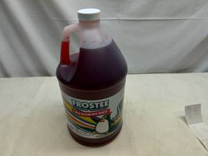 lot 99 image: 128oz Frostee Snow Cone Syrup-Strawberry